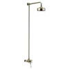 Heritage Hartlebury Exposed Shower with Premium Fixed Riser Kit - Vintage Gold - SHDDUAL08 profile small image view 1 