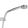 160mm Angled Chrome Extension Shower Arm for Handheld Shower Heads profile small image view 1 