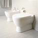 Duravit Starck 3 HygieneGlaze Back to Wall Toilet Pan + Seat profile small image view 2 