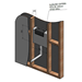 Slimline Concealed Cistern profile small image view 2 