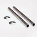 Sleeving Kit 300mm (pair) - Chrome profile small image view 2 