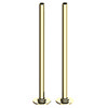 Arezzo 300mm Gold 15mm Pipe Kit for Radiator Valves profile small image view 1 