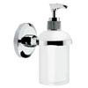 Bristan - Solo Wall Mounted Frosted Glass Soap Dispenser - SO-SOAP-C profile small image view 1 