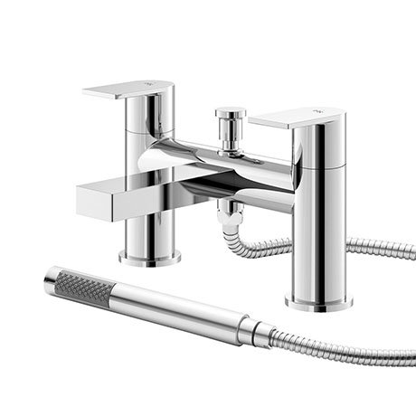 Hudson Reed Sottile Bath Shower Mixer + Shower Kit - SOT304