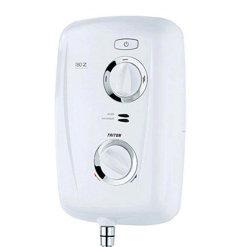 Triton T80Z 8.5kW Electric Shower White/Chrome Victorian Plumbing