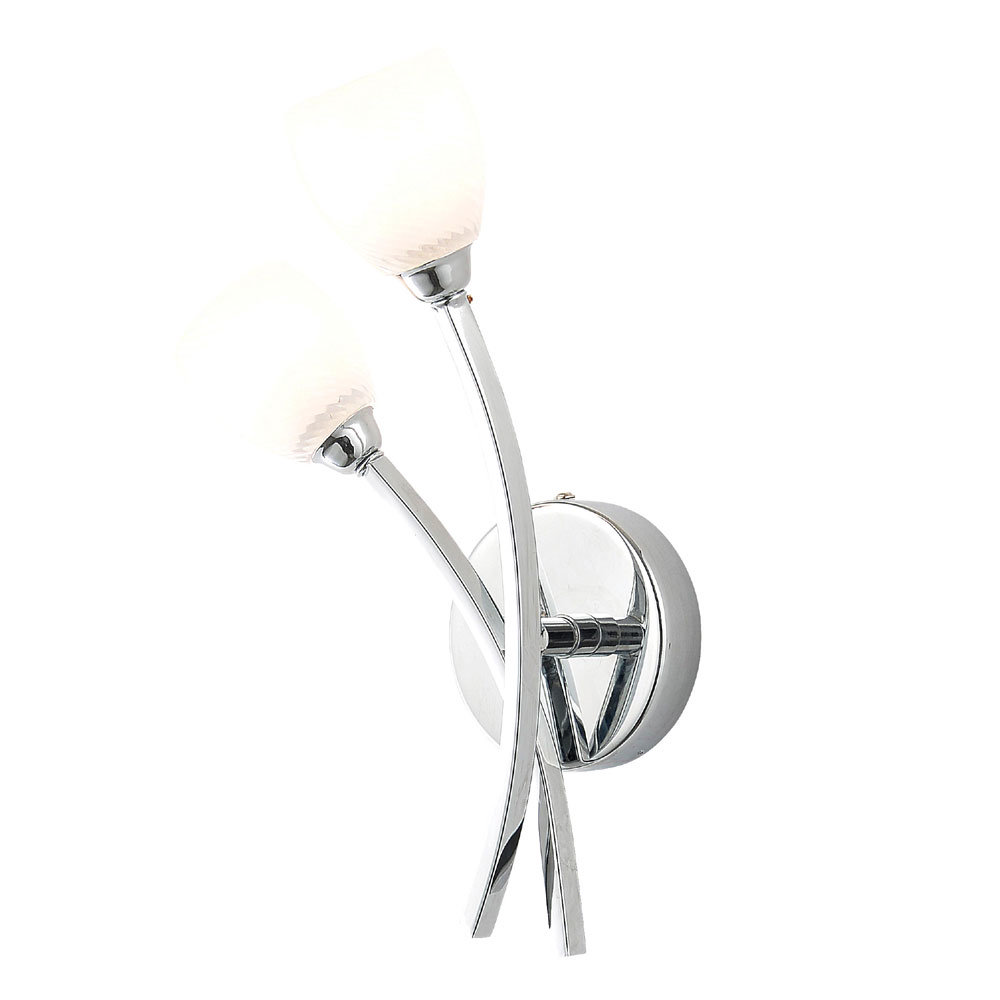 Forum Kate 2 Light Tulip Glass Wall Fitting Now at Victorian Plumbing.co.uk
