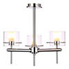 Forum Gene Chrome Cylinder 3 Light Flush Ceiling Fitting - SPA-31726-CHR profile small image view 1 