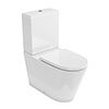 Britton Bathrooms Sphere Rimless Close Coupled Toilet + Soft Close Seat profile small image view 1 