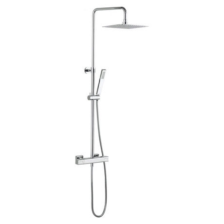 Crosswater - Atoll Square Multifunction Thermostatic Shower Valve and Kit - SQ600WC