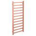 Brooklyn Square 1200 x 500mm Rose Gold Heated Towel Rail profile small image view 2 