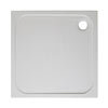 Crosswater Square 45mm Low Level Stone Resin Shower Tray with Waste - Various Size Options profile small image view 1 