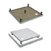 Crosswater Leg & Panel Riser Kit for 45mm Rectangular Shower Tray - Various Size Options profile small image view 1 