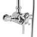 Heritage Somersby Exposed Shower with Deluxe Fixed Riser Kit & Diverter to Handset - Chrome - SSOBDUAL04 profile small image view 3 