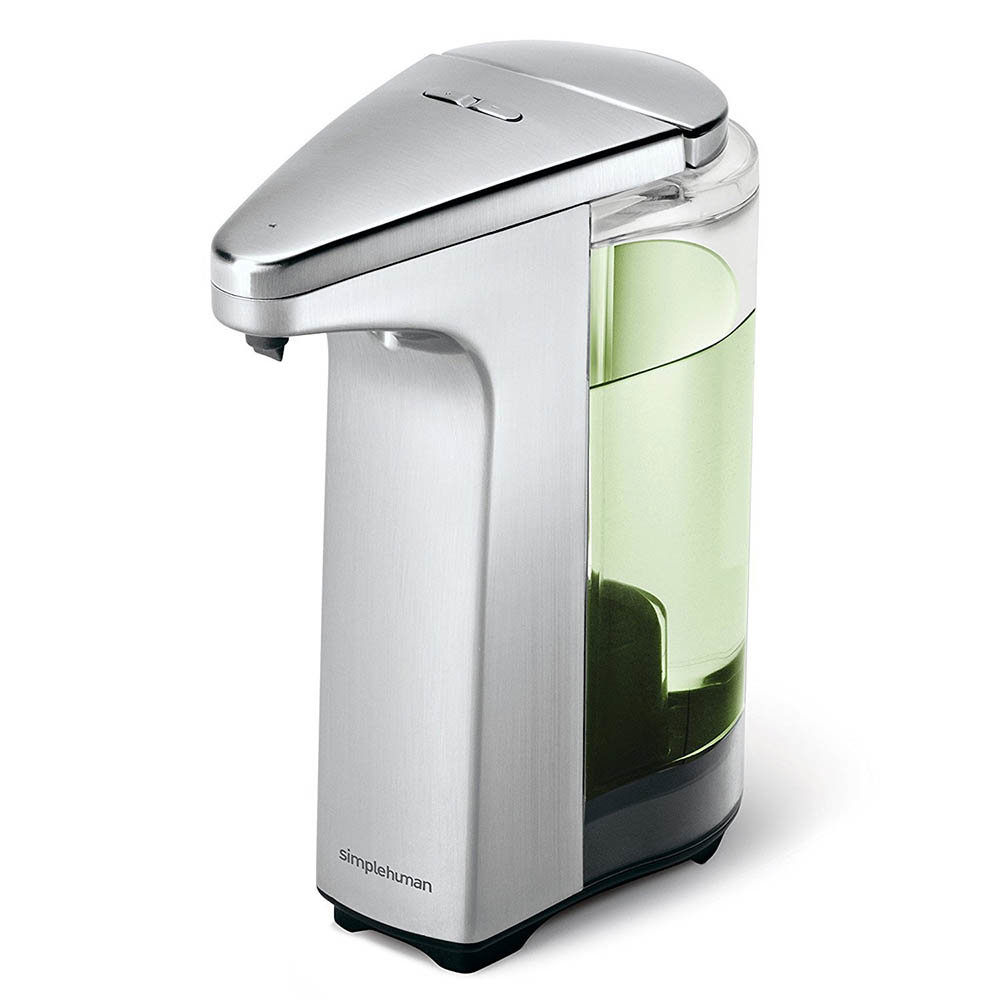 simplehuman Liquid Sensor Pump Soap Dispenser - Brushed ...