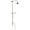Heritage Fixed Kit with Diverter, Rose and Handset - Vintage Gold - STA15 profile small image view 1 