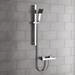 Milan Square Thermostatic Bar Shower Valve - Chrome profile small image view 3 