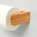 Slimline Toilet Roll Holder Bamboo profile small image view 2 