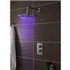 Nuie - 300mm Square LED Fixed Shower Head - STY072 profile small image view 2 