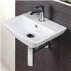 RAK Summit Square Cloakroom Hand Basin Sink 40cm 1TH profile small image view 1 