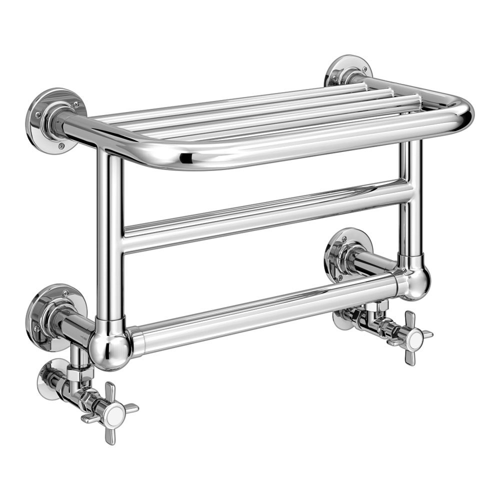 Heated Towel Shelf Chrome Victorian Plumbing