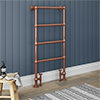 Bloomsbury Copper 598 x 1194mm Floor Mounted Towel Rail profile small image view 1 