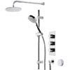 Roper Rhodes Event Round Triple Function Shower System with Bath Filler - SVSET22 profile small image view 1 