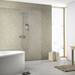 Showerwall Ivory Marble Waterproof Decorative Wall Panel - Various Size Options profile small image view 2 