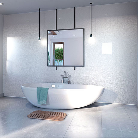 Showerwall Luna Shimmer Waterproof Decorative Wall Panel - Various Size Options