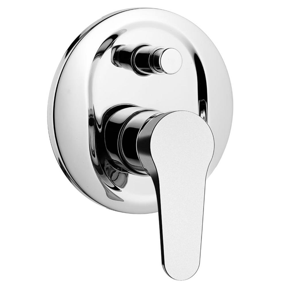 Salerno Modern Manual Shower Valve w/ Diverter At Victorian Plumbing