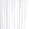 Satin Stripe Shower Curtain W1800 x H1800mm with Curtain Rings - White - 69110 profile small image view 1 