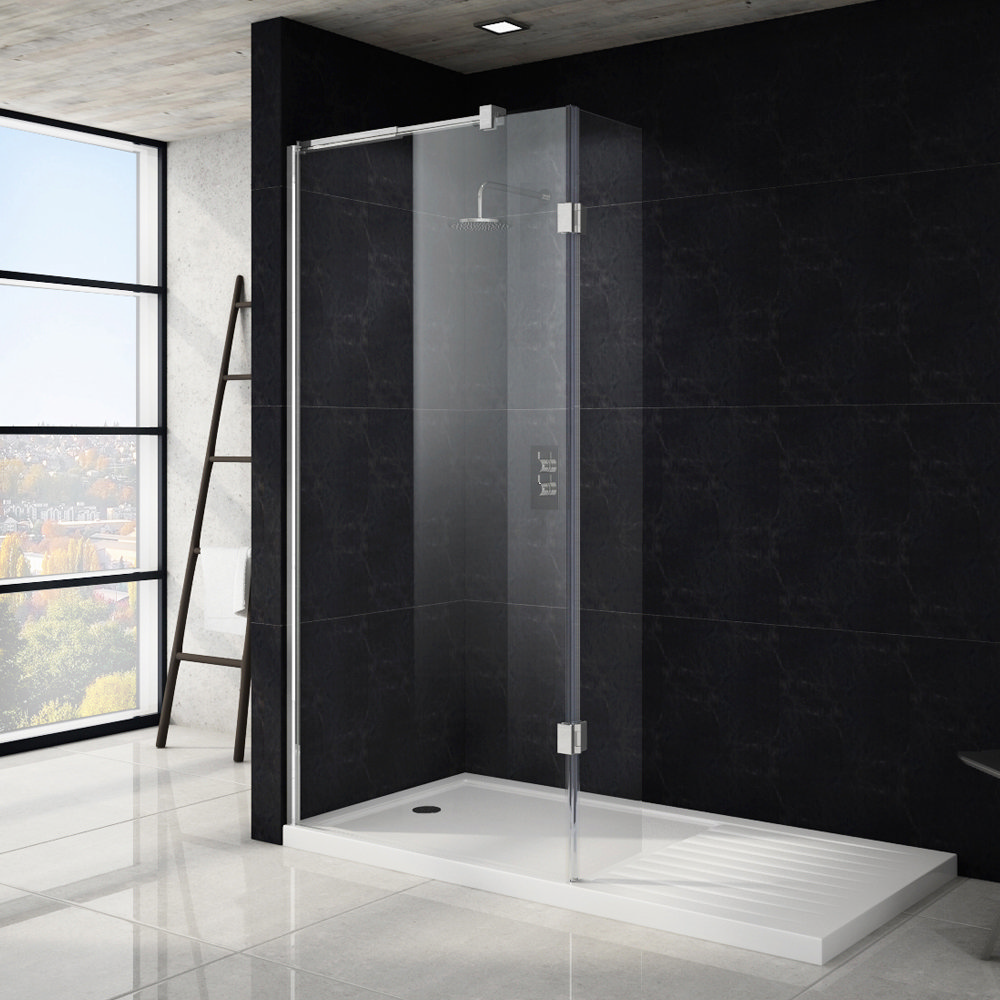Saturn 1850mm Wet Room Screen Various Sizes at Victorian Plumbing UK