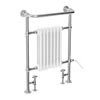 Savoy Traditional Towel Rail with Connection for Heating Element profile small image view 1 