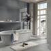 Showerwall Slate Grey Waterproof Decorative Wall Panel - Various Size Options profile small image view 3 