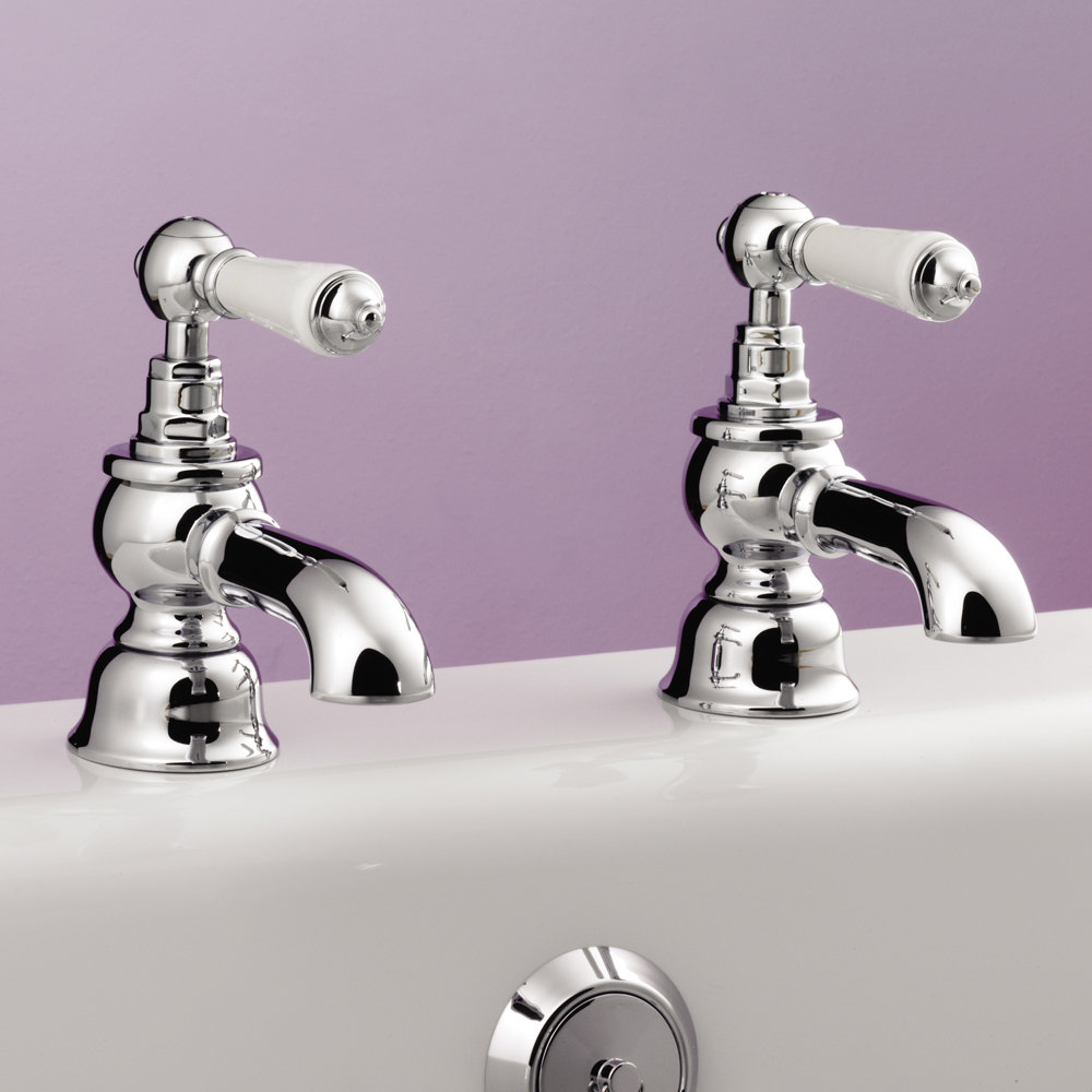 Silverdale Berkeley Bath Pillar Taps At Victorian Plumbing.co.uk Now