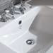 Silverdale Empire Art Deco 700mm Wide Basin with Full Pedestal profile small image view 2 
