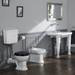 Silverdale Empire Art Deco Low Level Toilet - Excludes Seat profile small image view 3 