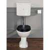 Silverdale Empire Art Deco Low Level Toilet - Excludes Seat profile small image view 1 