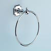 Silverdale Luxury Victorian Towel Ring - Polished Chrome profile small image view 1 