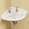 Silverdale Victorian 465mm Corner Cloakroom Basin - 2 Tap Hole profile small image view 1 