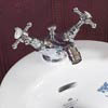 Silverdale Victorian Bidet Monobloc with Pop Up Waste Chrome profile small image view 1 
