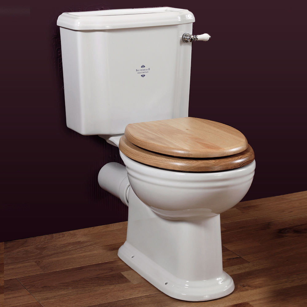 Silverdale Victorian Close Coupled Toilet Excludes Seat Online Now
