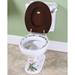 Silverdale Victorian Garden Pattern Close Coupled Toilet - Excludes Seat profile small image view 2 
