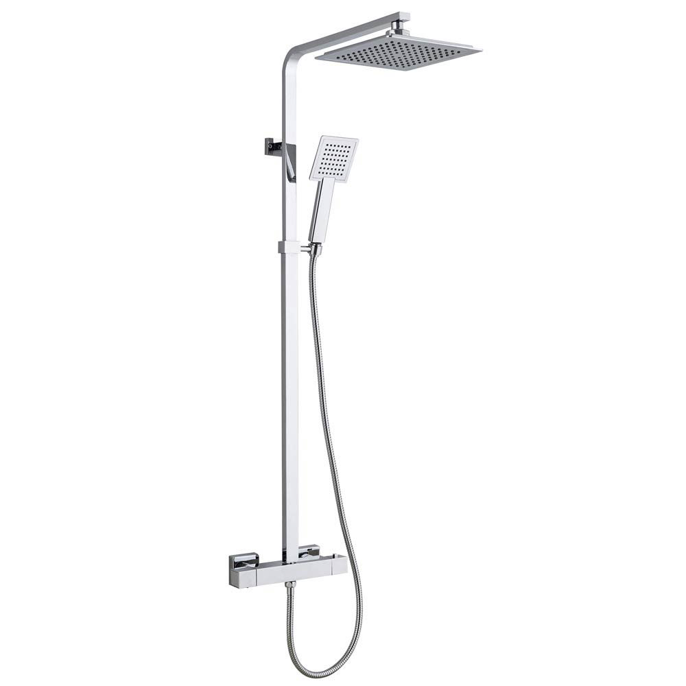 Summit Modern Square Thermostatic Shower Victorian Plumbing Uk 