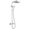 Summit Modern Square Thermostatic Shower - Chrome profile small image view 1 
