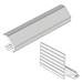 Sureseal 2450mm White PVC Bracket for Showerwall profile small image view 2 