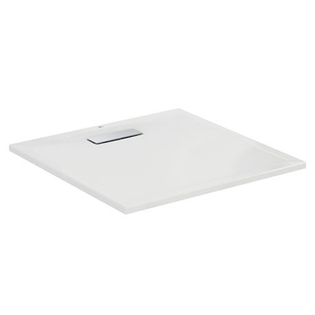 Ideal Standard White Ultraflat New Square Shower Tray + Waste
