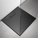 Ideal Standard Silk Black Ultraflat New Square Shower Tray + Waste profile small image view 3 