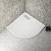 Ideal Standard White Ultraflat New Quadrant Shower Tray + Waste profile small image view 3 