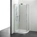 Ideal Standard Kubo 900 x 900mm Quadrant Shower Enclosure - T7351EO profile small image view 2 