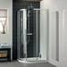 Ideal Standard Kubo 900 x 900mm Quadrant Shower Enclosure - T7351EO profile small image view 4 